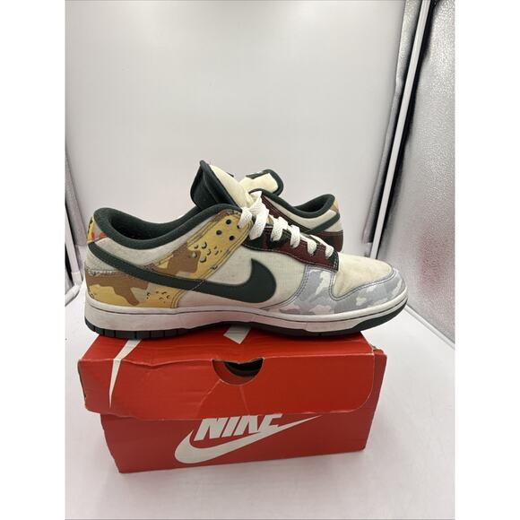 Size 11 - Nike Dunk SE Low Sail Multi-Camo - Picture 7 of 7